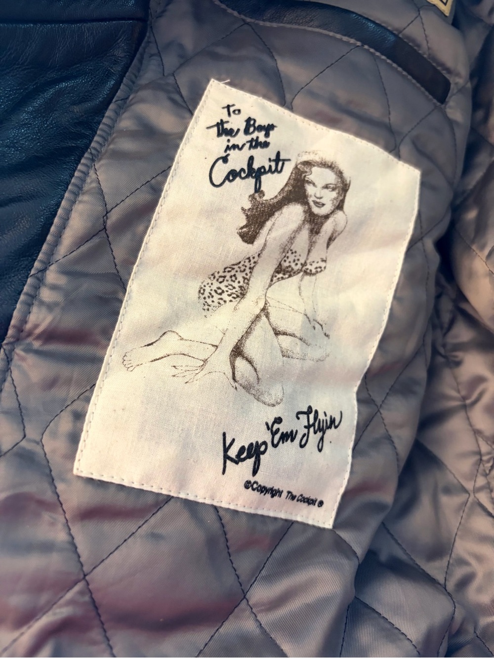 Type A-2 Flight Jacket , Cockpit Army Air Force, Size Small EXCELLENT pin Up - Picture 9 of 16